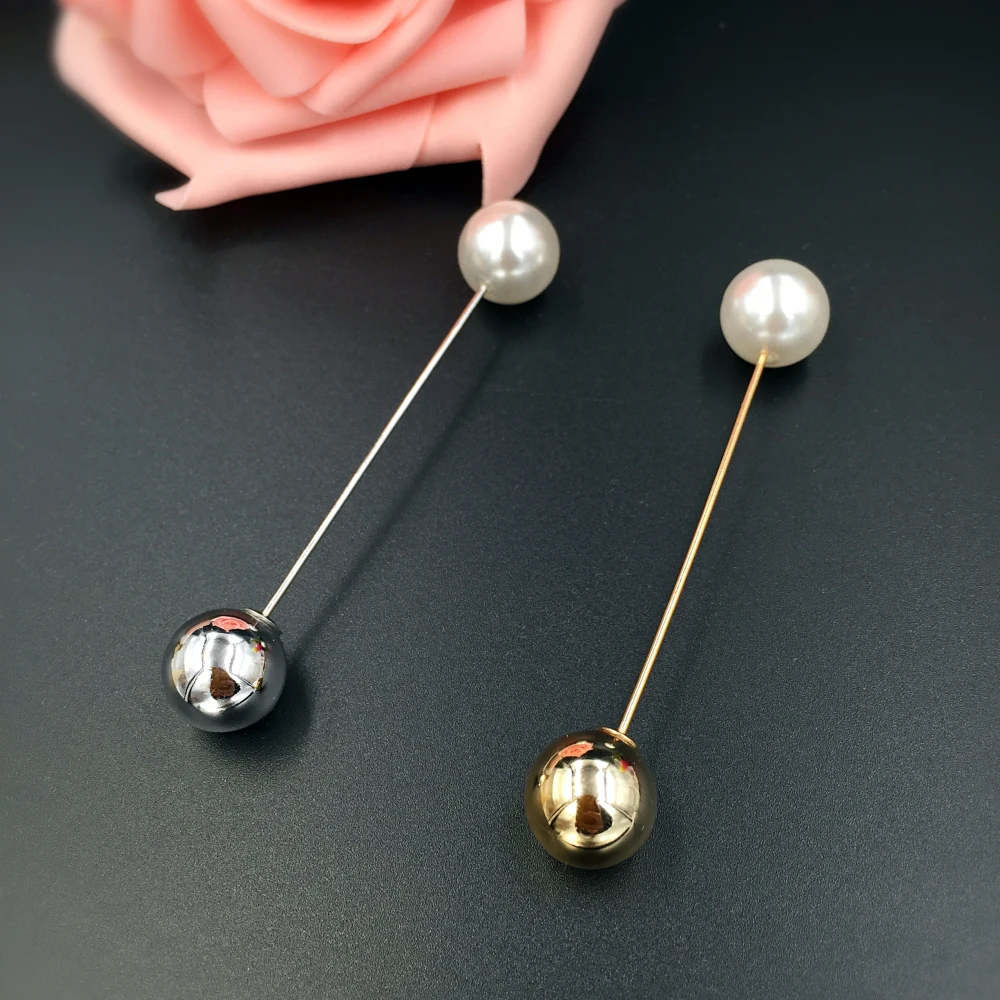 Новая Мода Мужчины Значки Нагрудные Горошек Галстук Форма Брошь для Костюм Декор