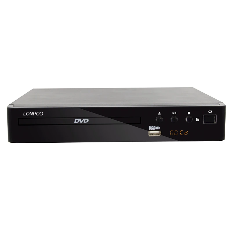 LONPOO 2 0 канальный пластиковый dvd плеер USB HDMI светодио дный дисплей Многоязычное OSD