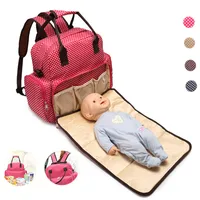 Multifunctional Large Capacity Mummy Bag Backpack Diaper Bag Waterproof Baby Nappy Bag With Changing Pad Stroller Bag