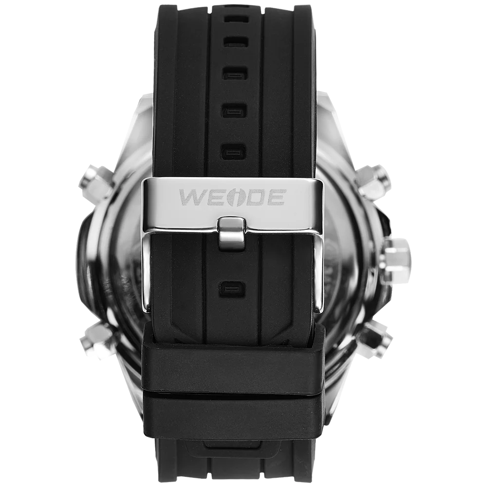 WEIDE мужские кварцевые часы Лидирующий бренд роскошные часы с будильником Schocker водонепроницаемые спортивные наручные часы Аналоговые Цифровые Автоматические часы 6406