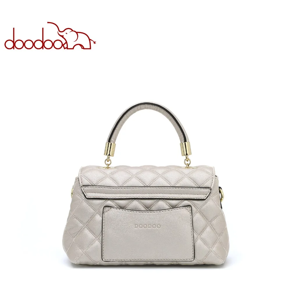 DOODOO модные сумки через плечо с ромбовидной решеткой сумки-мессенджеры женские