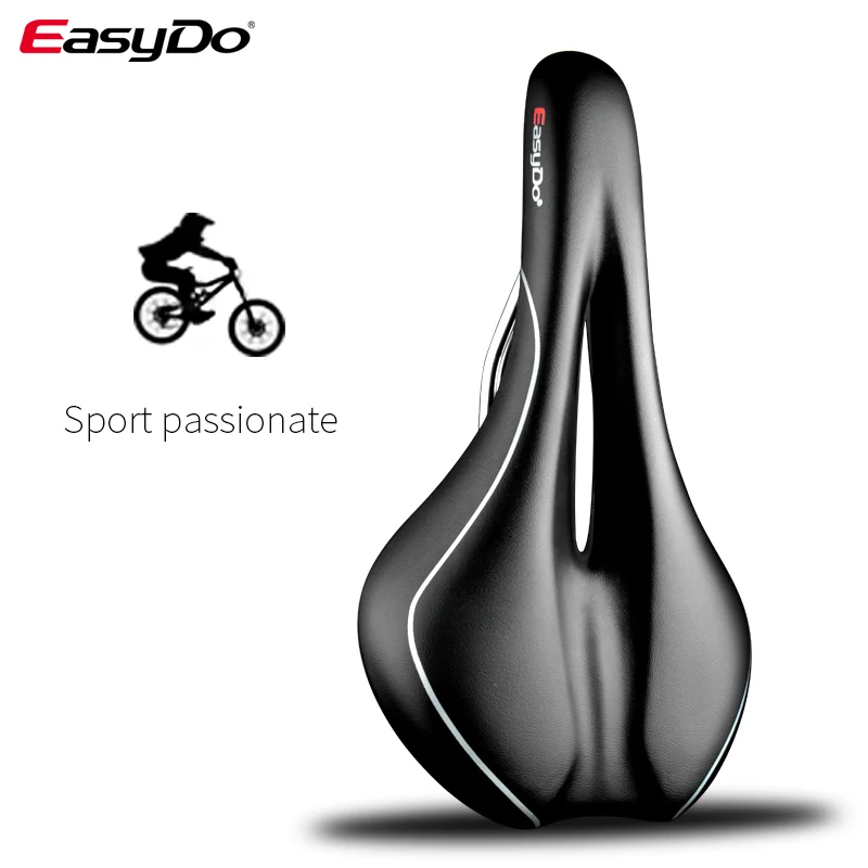Sport passionate Easydo Удобная Водонепроницаемая велосипедная Мягкая Подушка седло подходит для MTB шоссейного велосипеда складной велосипед полый дизайн эргономичное седло - Цвет: Sport passionate