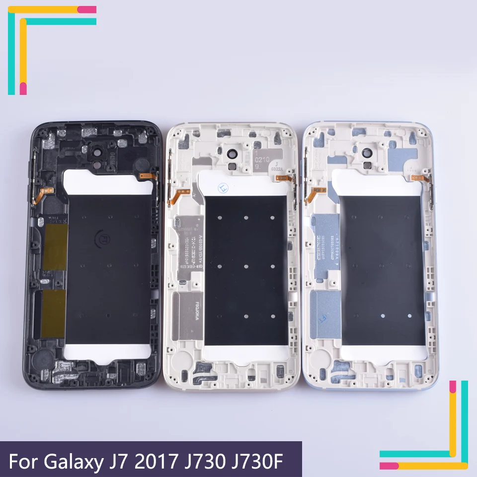 10Pcs/lot For Samsung Galaxy J7 Pro 2017 J730 J730F SM-730F Housing Battery Cover Back Case Rear Door Chassis Shell | Мобильные