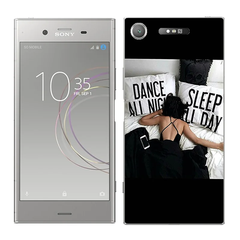 Защита для sony Xperia XZ1 5," Мягкий силиконовый чехол-накладка на заднюю панель для телефона для sony Xperia XZ1 чехол s Focus окрашенный чехол - Цвет: 08