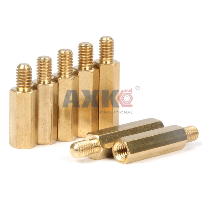 AXK M4 Male 6 8 9 10 12 14 15 мм x + Female латунь противостояние прокладка медь шестиугольная