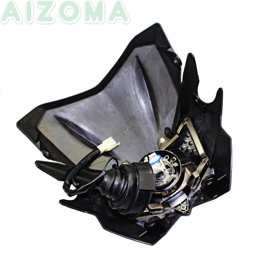 Фара для мотоцикла передняя фара черная обтекатель Honda Suzuki Kawasaki KSR KLX KLR KX 110 125 150 250|