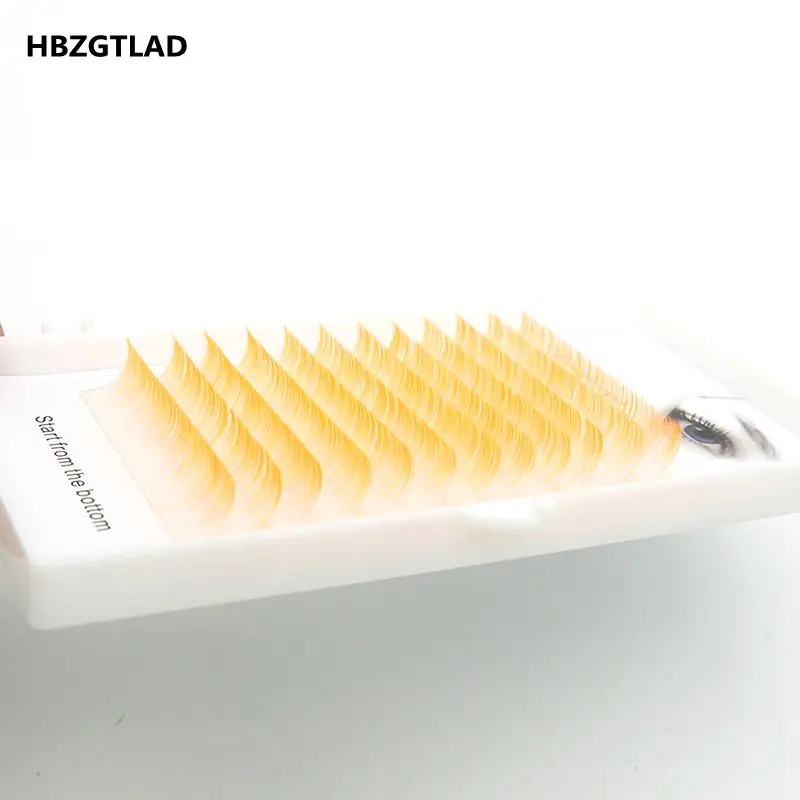 HBZGTLAD Новые Накладные ресницы C/D curl 0,07/0,1 мм 8-15 мм синие+ фиолетовые ресницы индивидуальные цветные ресницы Искусственный инструмент для наращивания ресниц