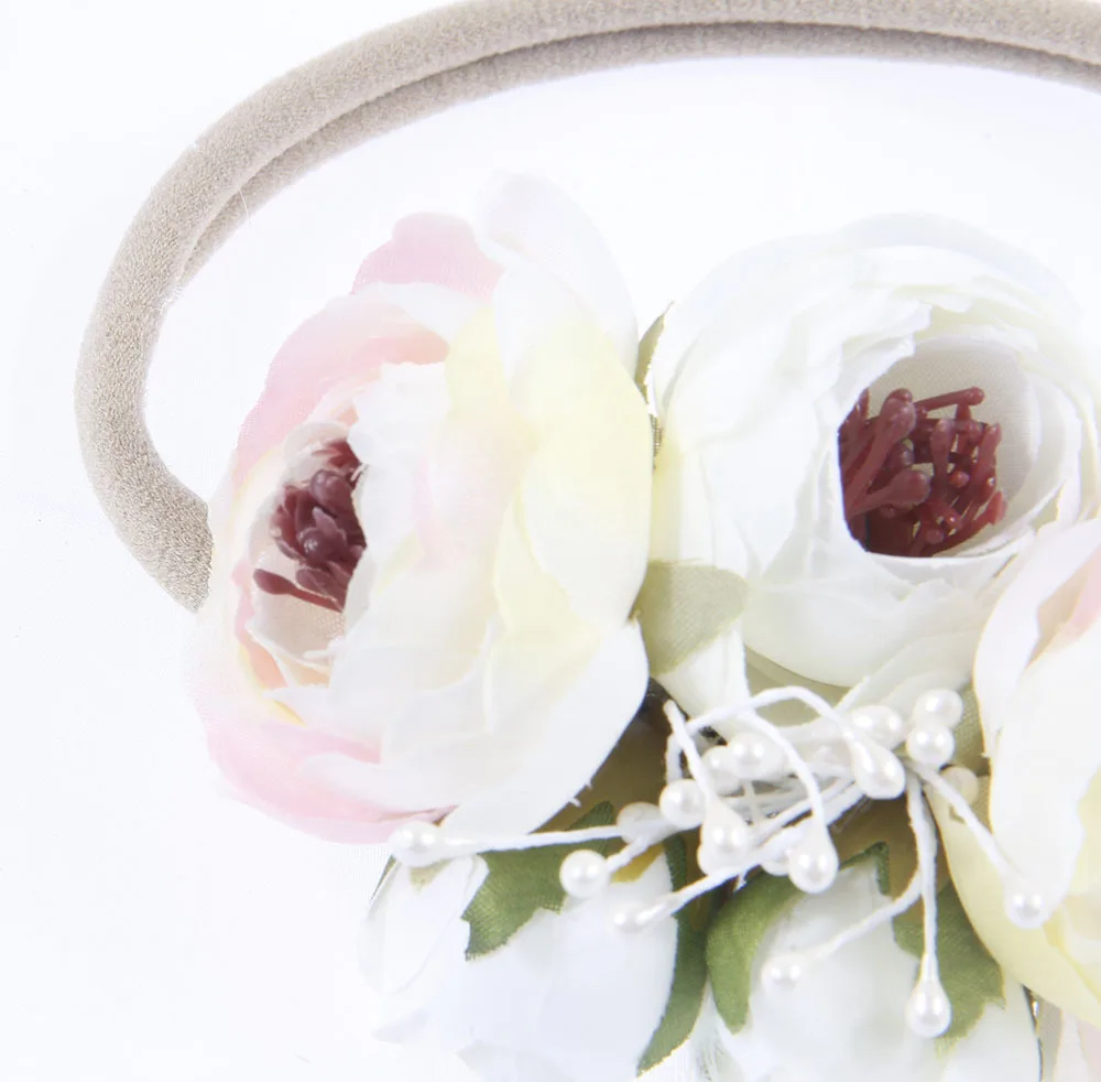 Ручной работы для маленьких девочек/мальчиков цветок головной убор дети