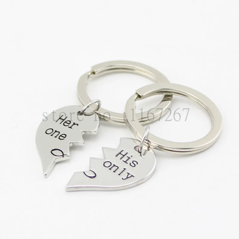 Новинка 2015 стильное ожерелье с подвеской в виде разбитого сердца 2 частях ее one