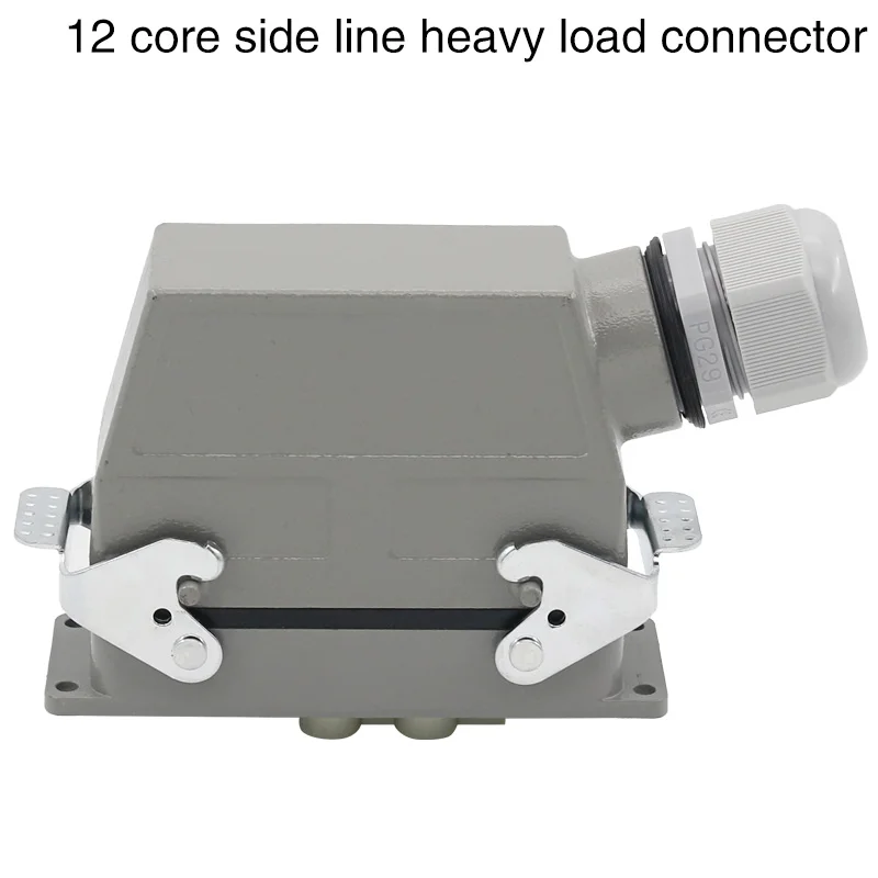 Разъем HDC-HK-4/8 WZAZDQ серого цвета