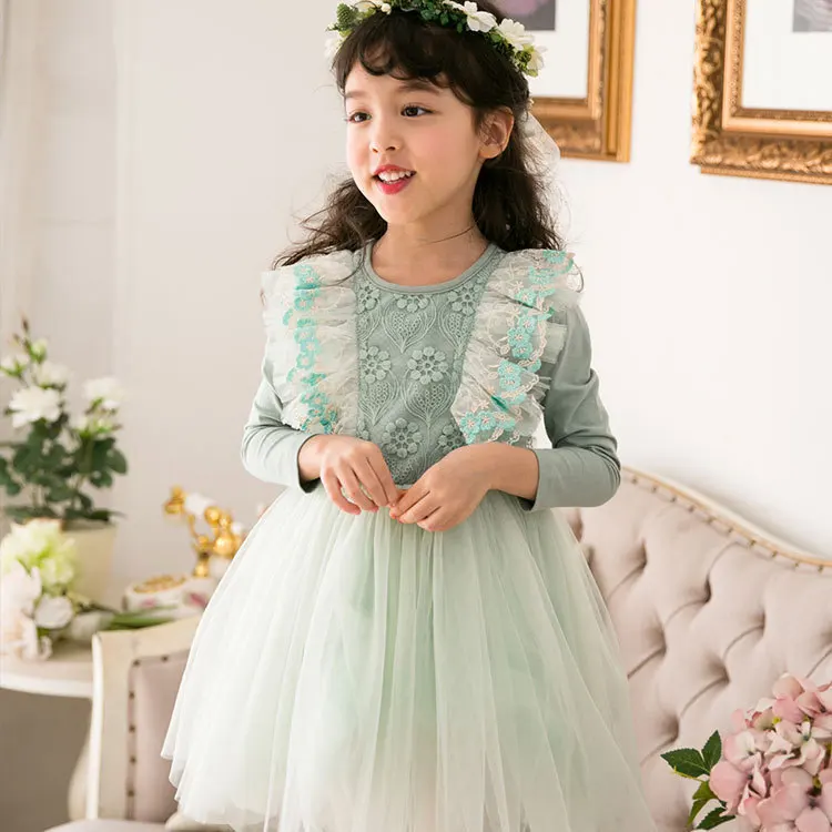 Дети цветов Вечерние платья для Обувь девочек 2018 Новинка весны круглым вырезом