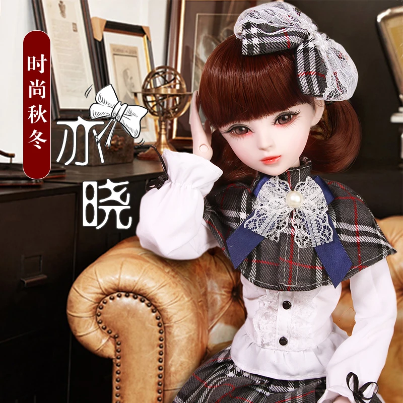 Модные Стиль 1/3 BJD кукла 56 см взрослый сексуальный женский Пластик совместный подвижный кукла включает в себя кукольная одежда и обувь