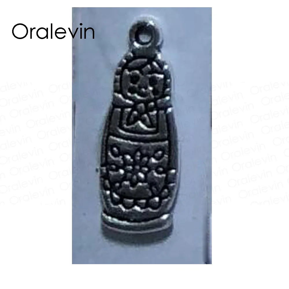 Мальчик и девочка очарование коллекции античный Серебристые шармы подвески