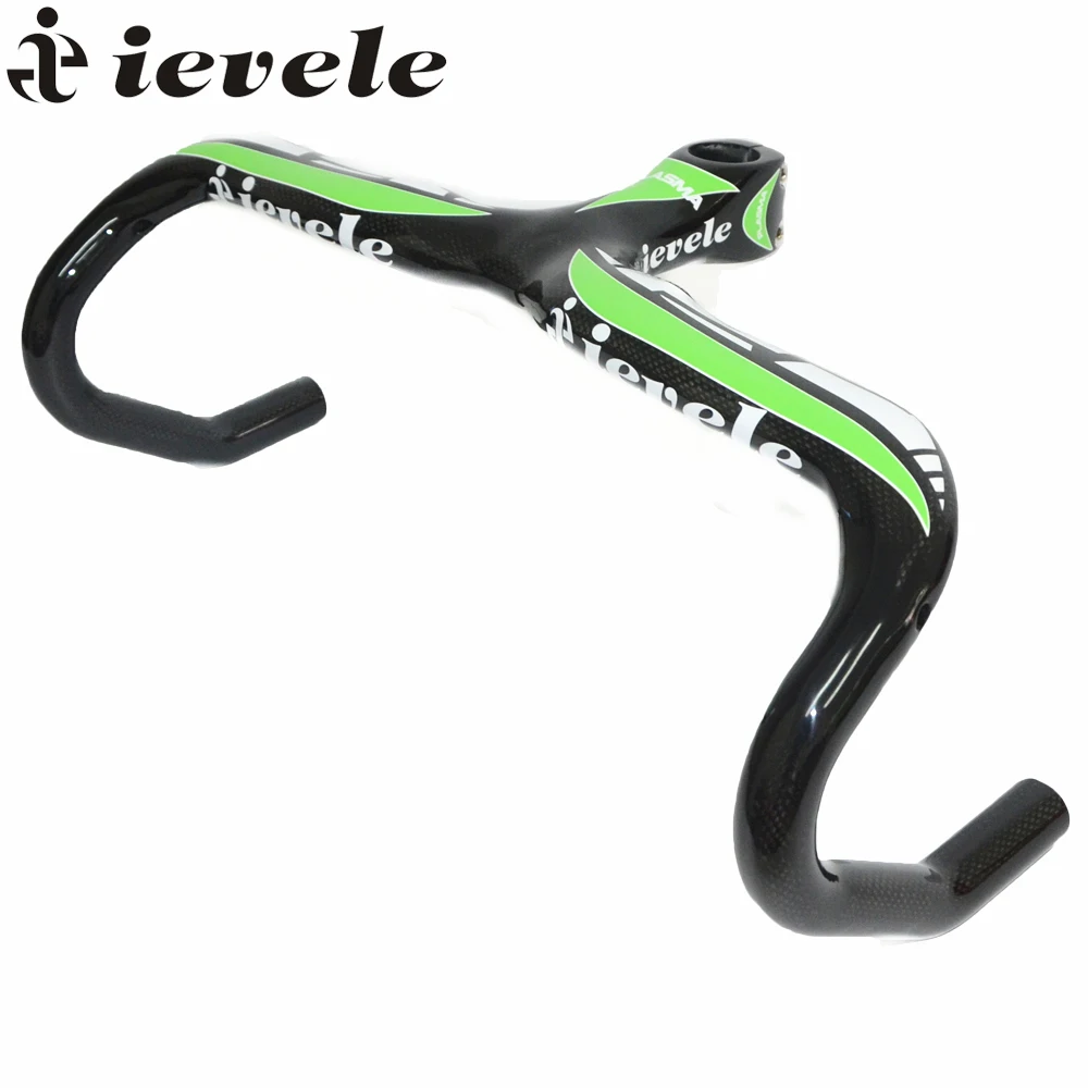 Полностью карбоновый руль ievele для гоночного шоссейного велосипеда Встроенный из