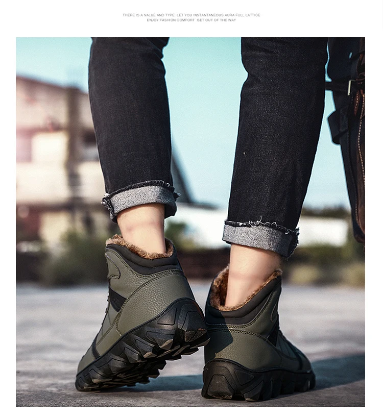 Botas hombre; Лидер продаж года; мужские ботинки; зимняя обувь с мехом; Мужская плюшевая теплая нескользящая обувь; большие размеры 39-46; высокое качество; скидка