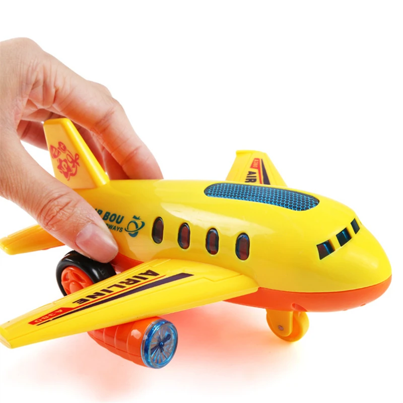 Любимый ребенок! Милый светодио дный светодиодный мигающий симулятор самолета