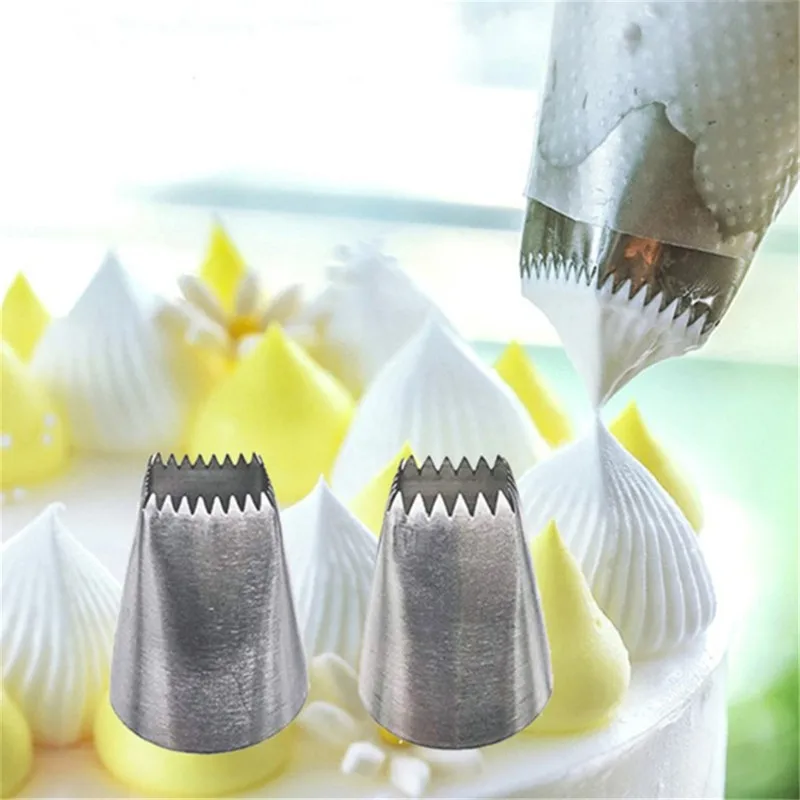 1PC Piping Nozzle #F01/F02 Icing Russian Pastry Tips Cupcake Nozzles Baking Mold Cake Decoration Tool | Дом и сад