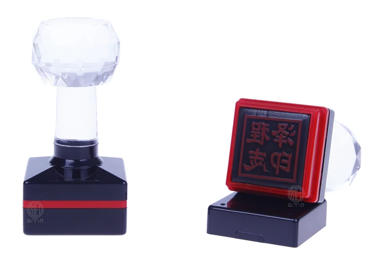 Индивидуальный Фоточувствительный квадратный штамп с именем для знака