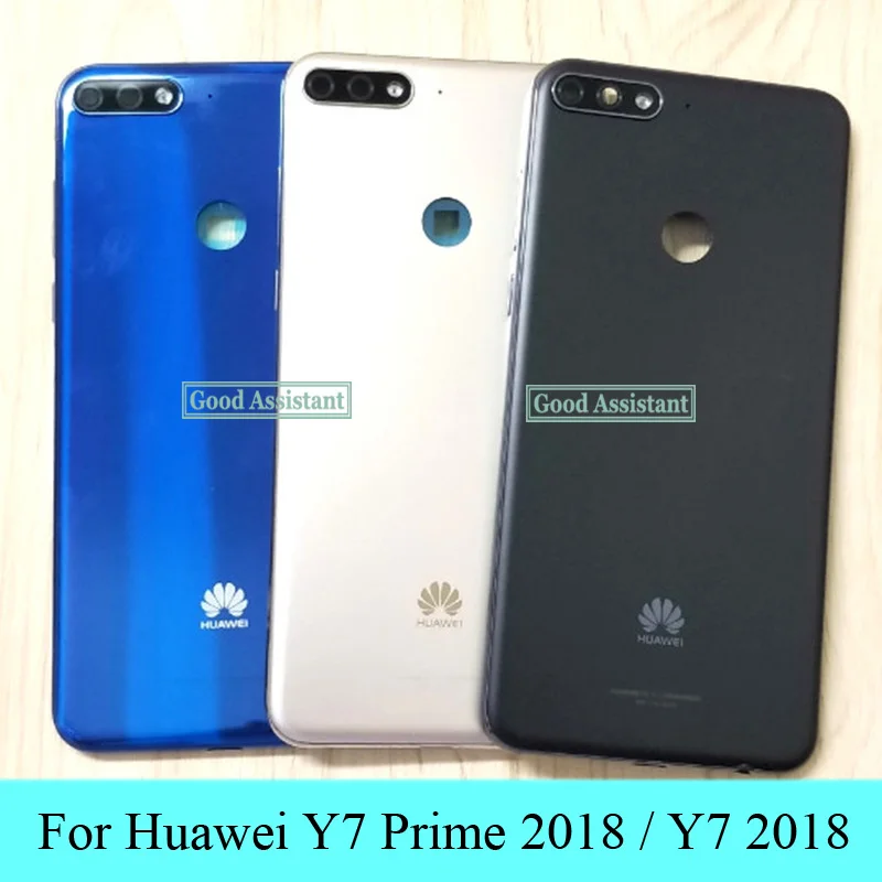 Черный/золотой/синий 6 0 дюйма для Huawei Y7 2018 / Pro Prime задняя крышка аккумулятора