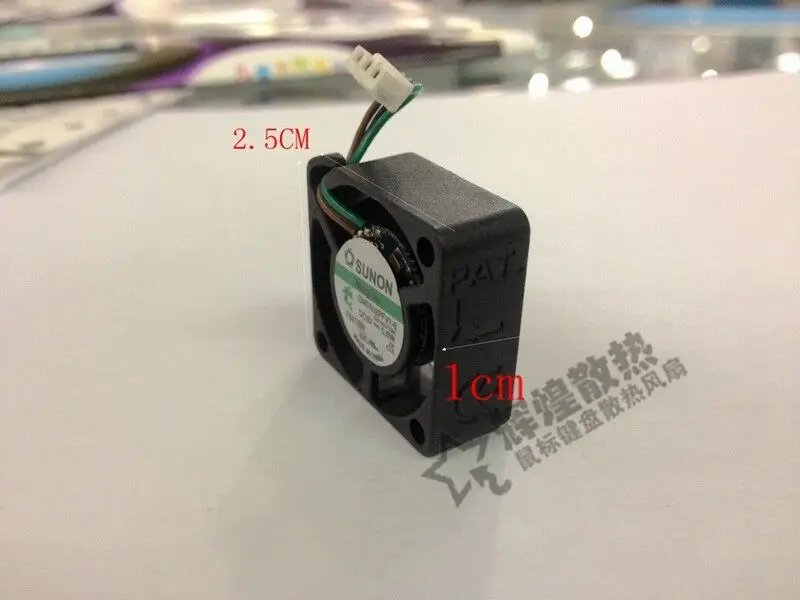 1 шт. GM0502PFV1 8 5В 0 6 Вт микро охлаждающее устройство вентилятор 3pin 25*25*10 мм|Кулеры и