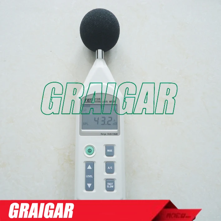 Миниатюрный портативный цифровой измеритель уровня звука TES 1357|level meter|levellevel digital |