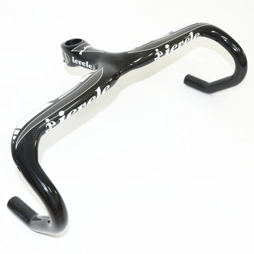 Ievele полностью углеродное волокно дорожный велосипед Интегрированный руль с 28 6