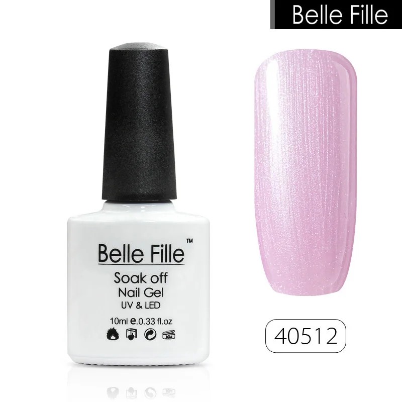 Belle Fille 10 мл УФ гель для ногтей лак новые яркие цвета Модный дизайн чистый Цвет