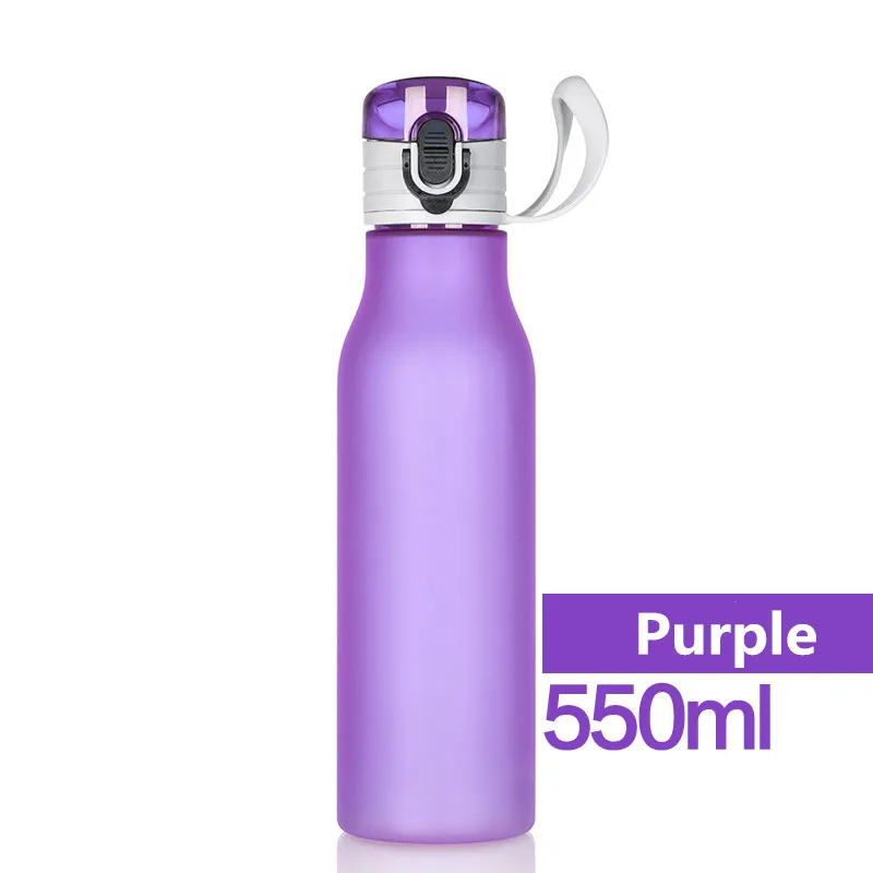 Xidealife Water Bottles 550ml Capacity Drinking Portable Leak Proof and Dust Free Lid Bicycle Camping Sport Plastic Drink | Дом и сад