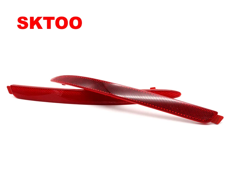 Отражатели заднего бампера из АБС пластика 2шт красная полоса 1zd 945 106/105 для 2010 2017