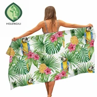 helengili pineapple microfiber pool beach towel portable quick fast dry sand outdoor travel swim blanket thin yoga mat