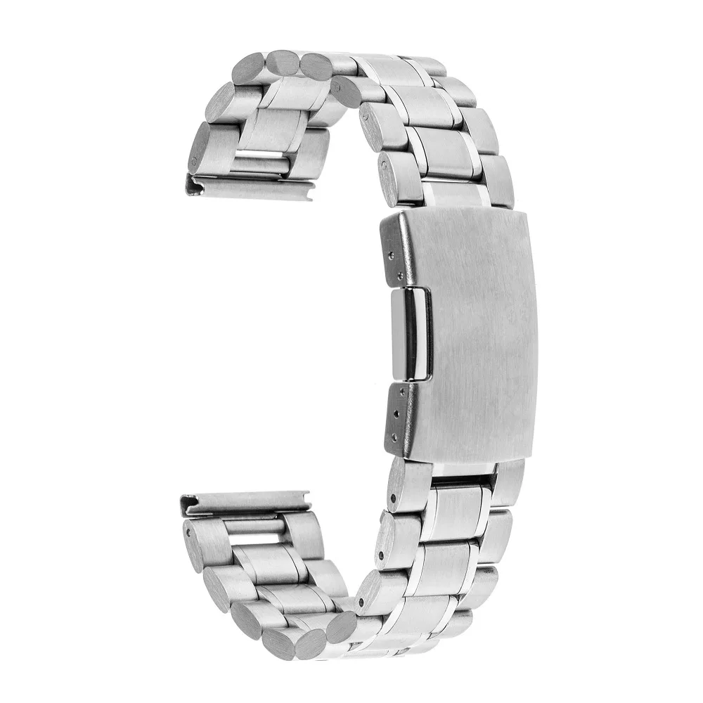 Ремешок из нержавеющей стали для часов 20 мм Motorola Moto 360 2 2nd Gen 2015 42 черный