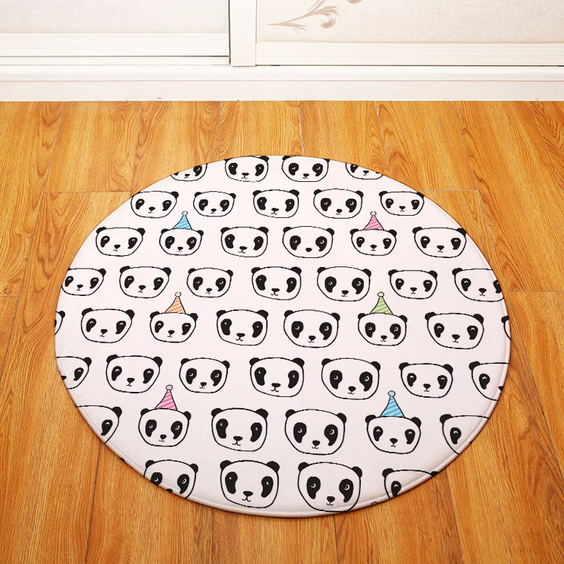 Мультяшный круглый ковер для детей Игровая палатка тренажерный зал коврик