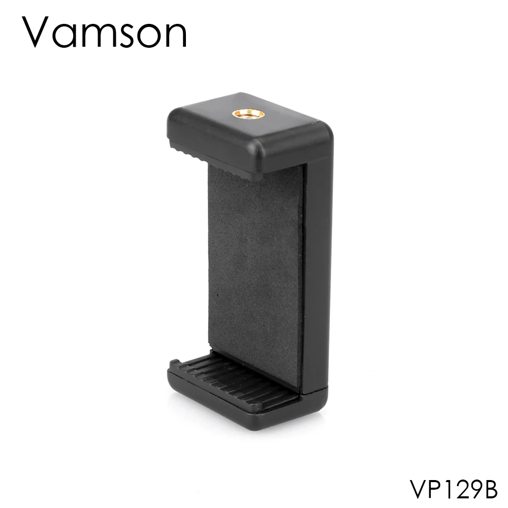 VP129B Vamson Спортивная камера штатив адаптер телефон клип для huawei для Xiaomi кронштейн держатель для iPhone X 7 plus смартфон VP129 - Цвет: VP129B