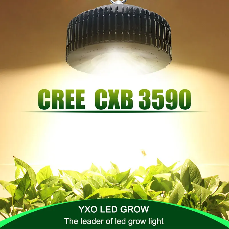 Светодиодный светильник CREE CXB3590 COB для выращивания растений полный спектр 100 Вт