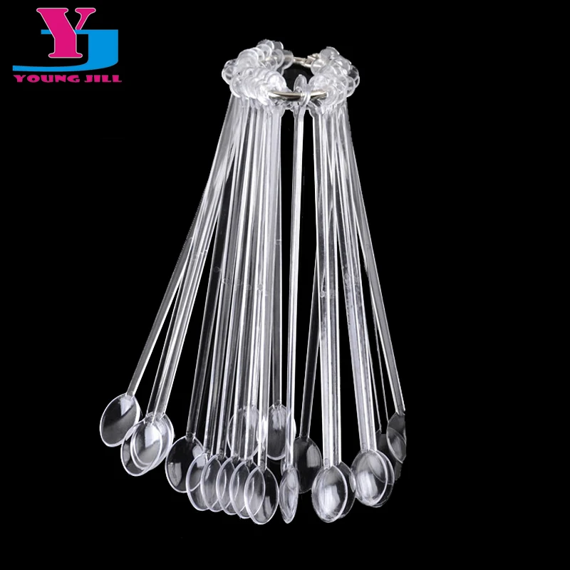 20 шт. прозрачные лаки для ногтей в форме ложки|nail art tips sticks|tip stickstransparent false nail |