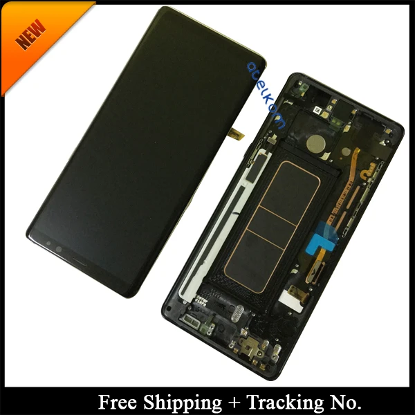Tested AMOLED For SAMSUNG GALAXY Note 8 LCD Display Touch Screen Digitizer Assembly LCD+ Back Housing | Мобильные телефоны и