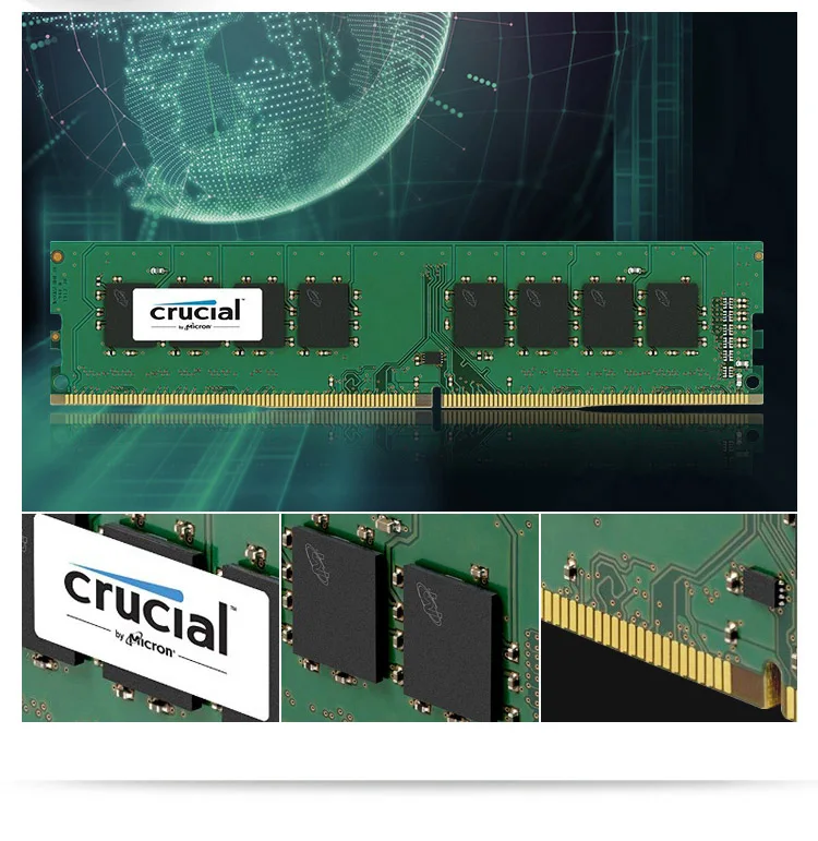 Оперативная память Crucial 8 ГБ 4 16 ОЗУ ddr4 2133 МГц 2400 2666 288 Pin для настольного
