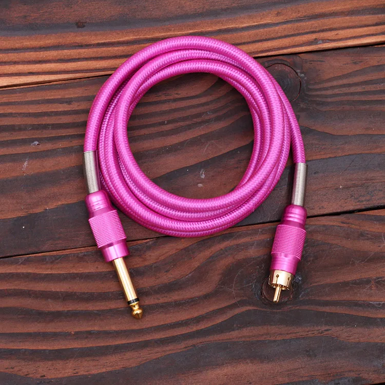 Другое 1 шт. Новинка Горячая 1,8 м RCA машина для татуировки terface Кабельный Шнур с зажимом переключатель крюк линия для преобразования комплект питания - Цвет: Другое