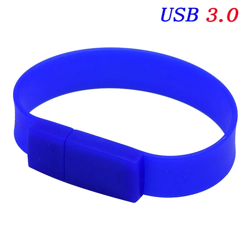E JASTER USB 3,0 10 видов цветов браслет на запястье ручка-накопитель 4 ГБ 8 ГБ 16 ГБ 32 ГБ usb флэш-накопитель 64 Гб Модель браслета U диск - Цвет: E