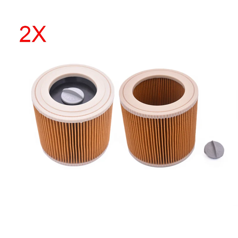 

2PCS/LOT, for Karcher A & WD Series A2004 A2054 A2204 A2656 WD2.250 Wet & Dry Vacuum Hoover Filter Replacements Filters