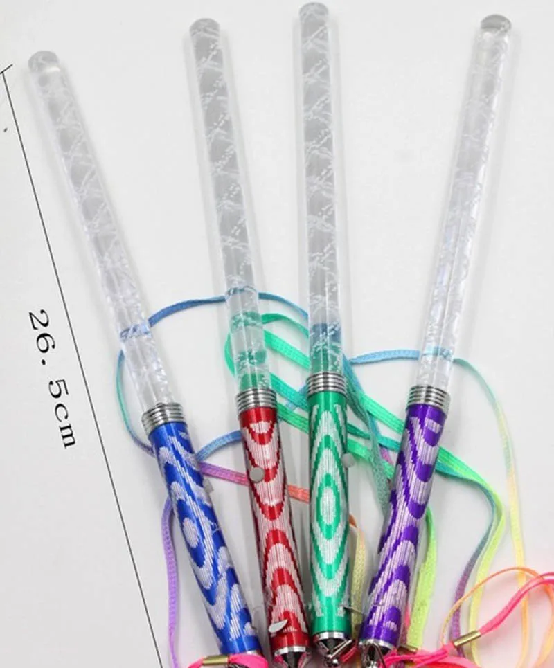 300pcs 26x1.2cm Multi Color Acrylic LED Stick Glowing Magic Wand Light Up For Wedding Concert Christmas Party Decration ZA1178 | Всё для