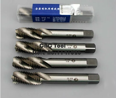 1 шт. M16/M16* 1/M16*1,5/M18/M18*1,5/M20/M20*1,5 высокоскоростная стальная машина краны спиральный паз машинный кран, спиральный резьбовой кран