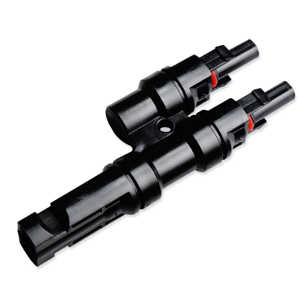 BOGUANG 1 Pair x 2 in pv Connector adaptor solar panel parallel connection DIY kits cell system . |