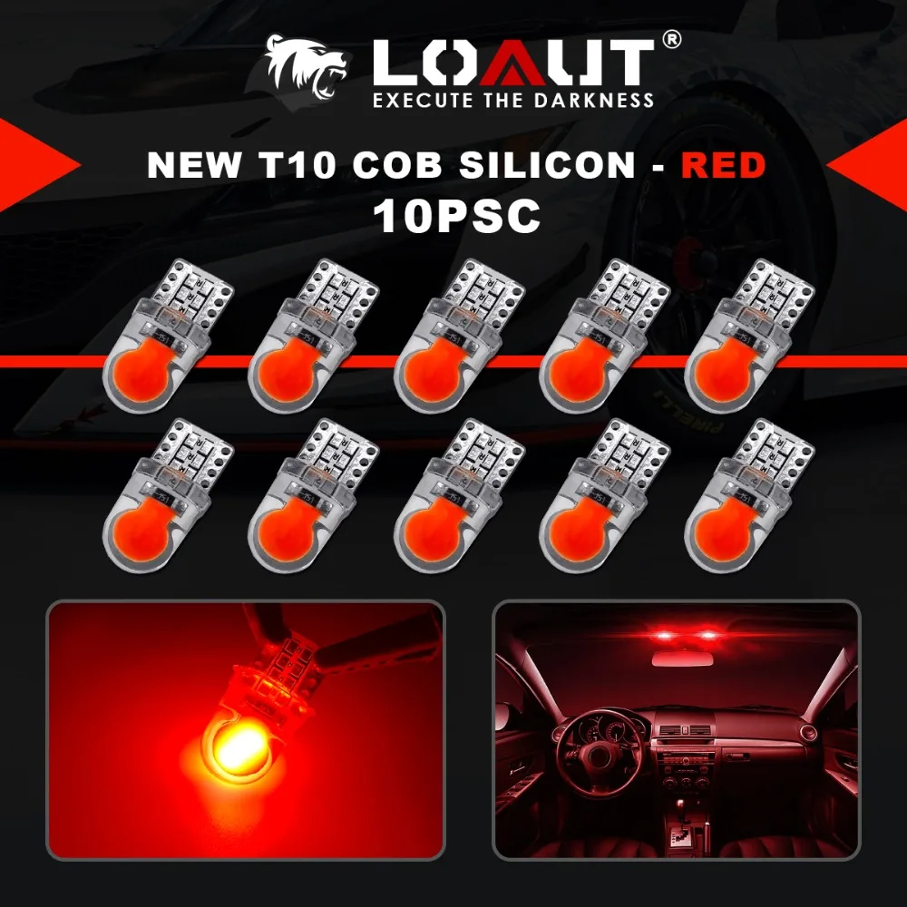 10 шт. Авто T10 светодиодный холодный белый 194 W5W 168 COB кварцевая Автомобильная супер
