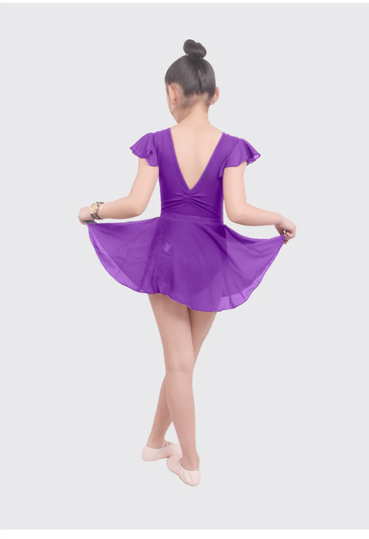 Балетные костюмы для девочек Мягкий купальник Dancesuit балетная пачка детская