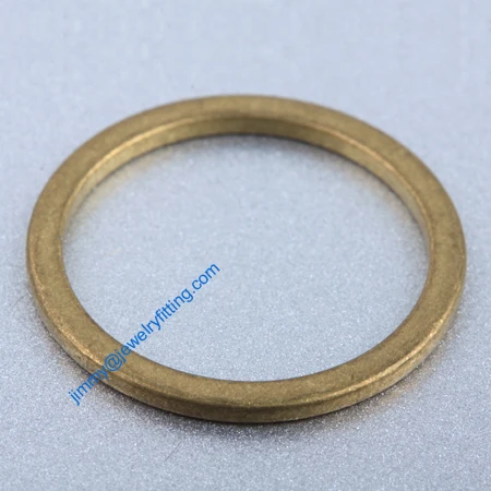 1000 PCS Raw Brass 21*1.5*1.8mm copper Rings fashion jewelry findings jewelry Connectors Quoit