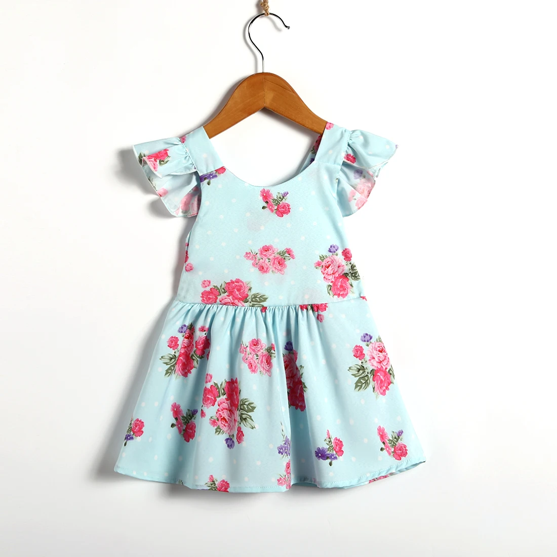 Цветочные платья для малышей 2018 брендовая одежда маленьких девочек платье