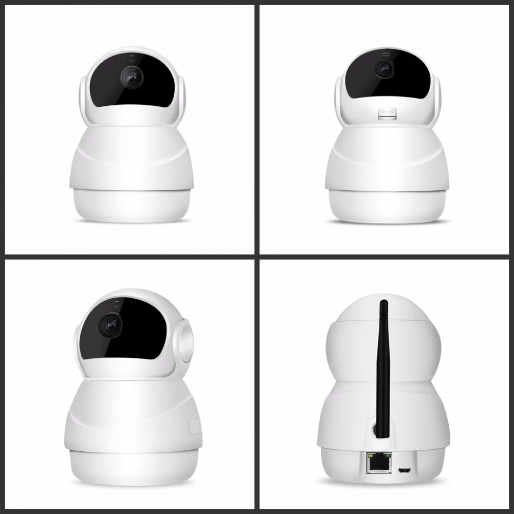HD 1080P Беспроводная IP камера с панорамным обзором на 360 градусов домашняя