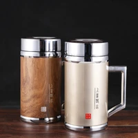 insulation cup sterling silver hand made 480 ml stainless steel portable coffee cup perfect for office or living room