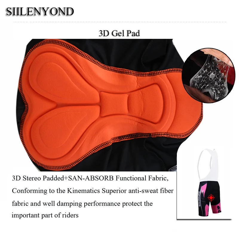 

SIILENYOND Natasha Summer Breathable Women Mountian Bike Clothing Quick-Dry Bicycle Clothes Ropa Ciclismo Girls Cycling Jersey